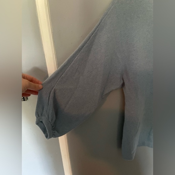 Banana Republic pastel blue angora blend turtleneck - Picture 2 of 6